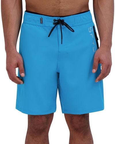 Spyder Eboard 9" Swim Shorts - Blue