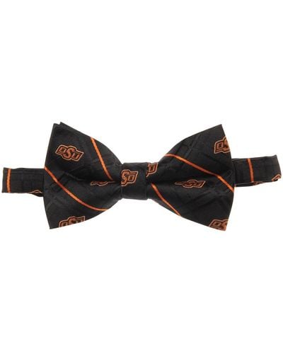 Eagles Wings Oklahoma State Cowboys Oxford Bow Tie - Brown