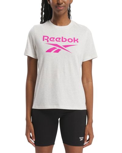 Reebok Short Sleeve Logo Graphic T-shirt - White