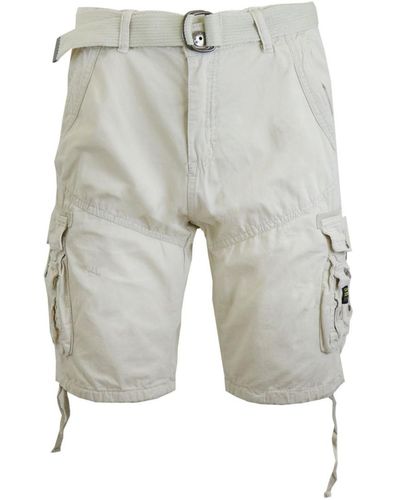 Galaxy By Harvic Belted Cargo Shorts - Multicolor
