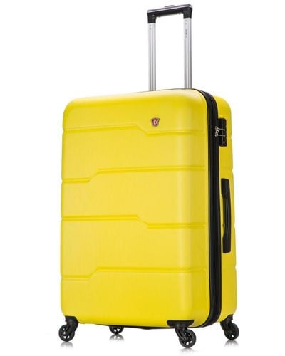 DUKAP Rodez 28" Lightweight Hardside Spinner luggage - Yellow