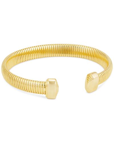 Kendra Scott 14k -plated Tubogas Link Flexible Cuff Bracelet - Metallic