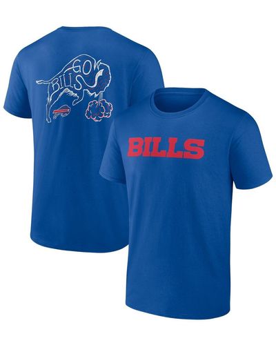 Profile Buffalo Bills Big And Tall Two-sided T-shirt - Blue