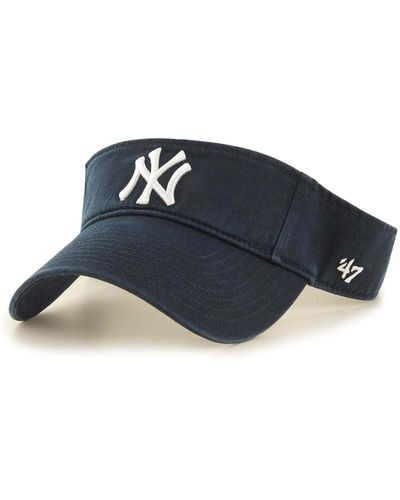 '47 New York Yankees Clean Up Adjustable Visor - Blue