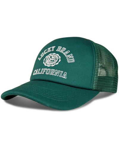 Lucky Brand Collegiate Trucker Hat - Green