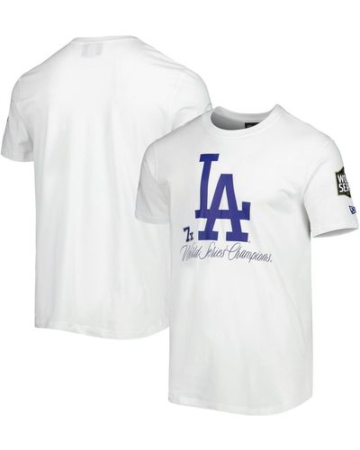 KTZ Los Angeles Dodgers Historical Championship T-shirt - White