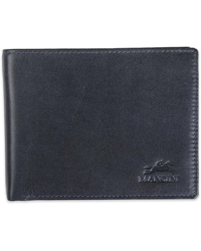 Mancini Bellagio Collection Left Wing Bifold Wallet - Gray