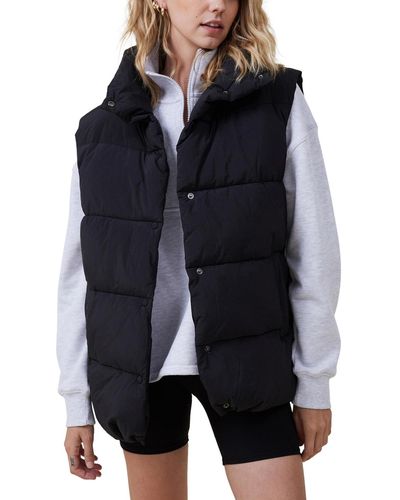 Cotton On The Mother Puffer Vest 2.0 Jacket - Blue