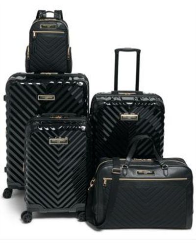 Karl Lagerfeld Karl Lagerfeld Chevron luggage Collection - Black