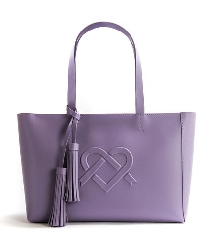 Gunas New York Tippi Large Tote Bag - Purple