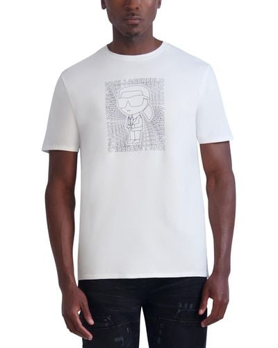Karl Lagerfeld Cotton Karl Graphic T-shirt - White