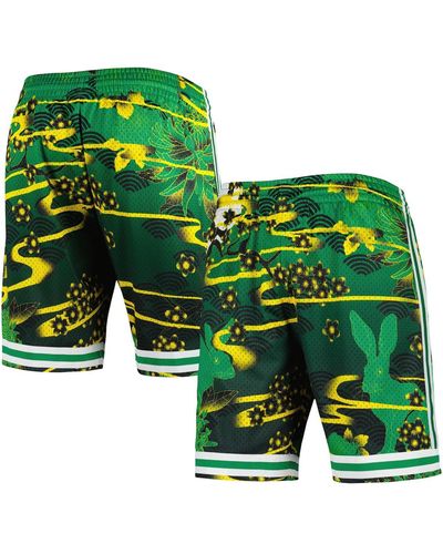 Mitchell & Ness Boston Celtics Lunar New Year Swingman Shorts - Green