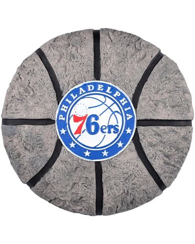 FOCO Philadelphia 76ers Ball Garden Stone - Gray
