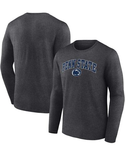 Fanatics Penn State Nittany Lions Campus Long Sleeve T-shirt - Gray