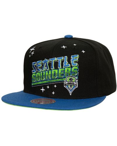 Mitchell & Ness Seattle Sounders Fc Anime Snapback Hat - Green