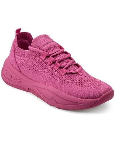 Easy Spirit Power Lace-up Platform Sneakers - Pink