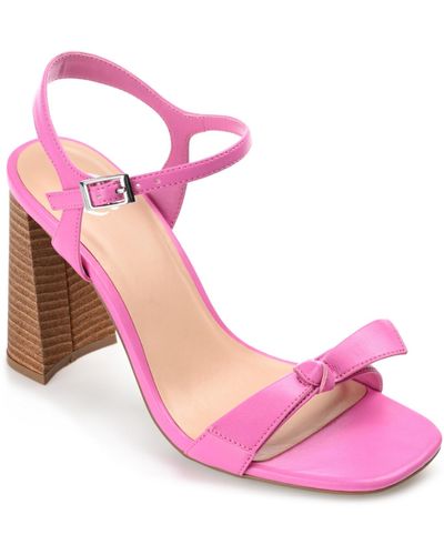 Journee Collection Dianne Sandals - Pink