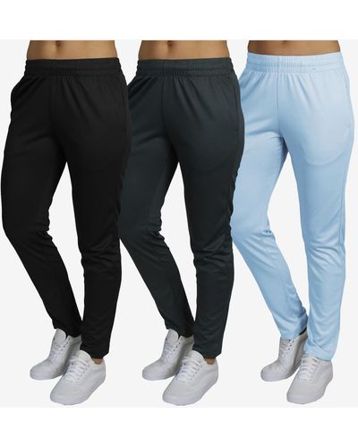Galaxy By Harvic Moisture Wicking Fashion Performance Pants - Blue