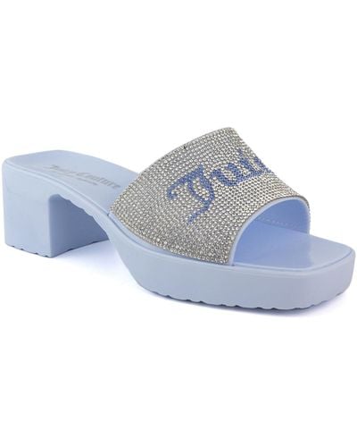 Juicy Couture Harmona Slip On Dressy Heels - Blue