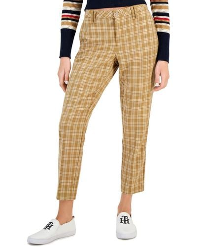 81% off Sale Tommy up pants for Lyst to | Hilfiger | Skinny Women Online