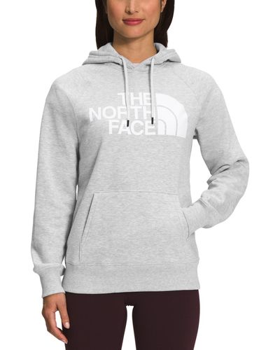 The North Face Half Dome Fleece Pullover Hoodie - Gray