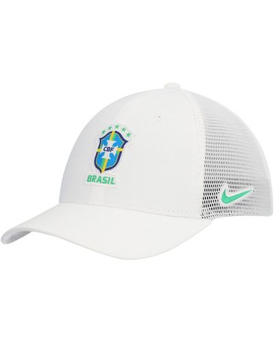Nike Brazil National Team Legacy91 Aerobill Performance Flex Hat - White