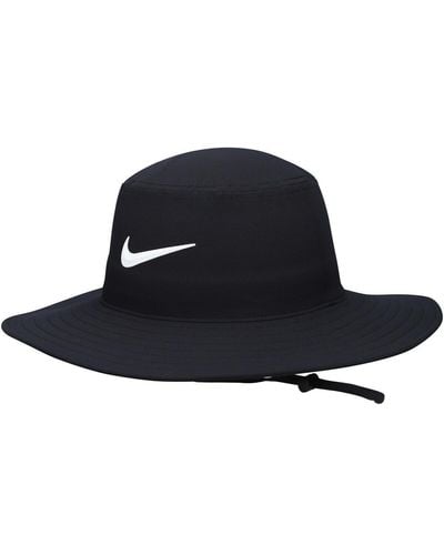 Nike Golf Logo Uv Performance Bucket Hat - Blue
