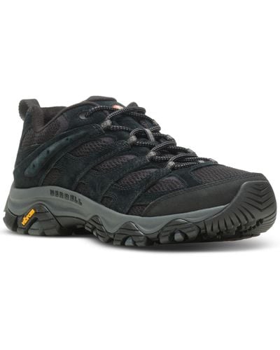 Merrell Moab 3 Lace-up Hiking Shoes - Black