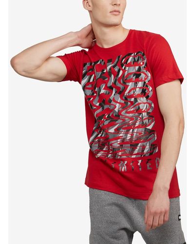 Ecko' Unltd Big And Tall Meltdown Graphic T-shirt - Red