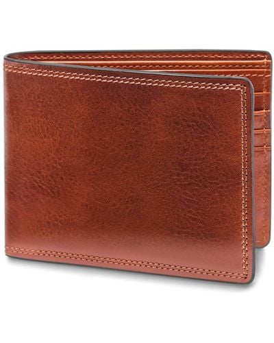 Bosca Dolce Old Leather 8 Pocket Deluxe Executive Wallet - Brown
