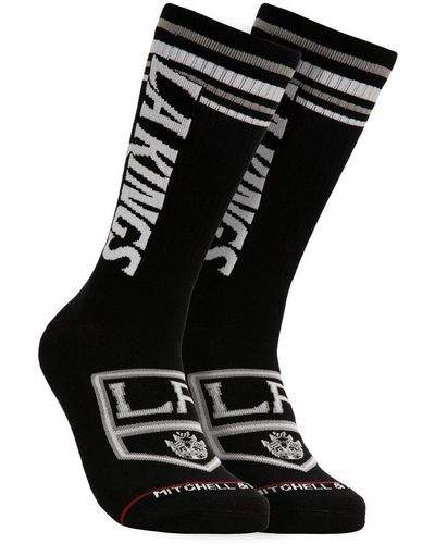 Mitchell & Ness Los Angeles Kings Power Play Crew Socks - Black