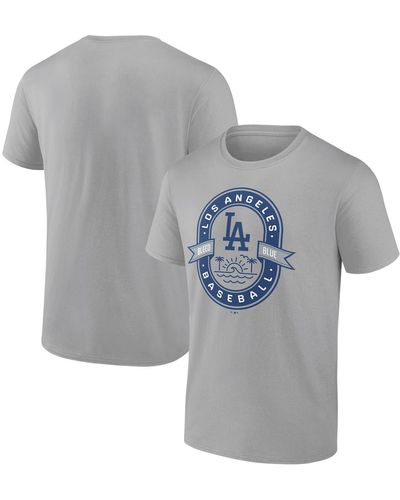 Fanatics Los Angeles Dodgers Iconic Glory Bound T-shirt - Gray