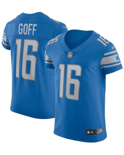 Men's Nike Amon-Ra St. Brown Blue Detroit Lions Game Player Jersey