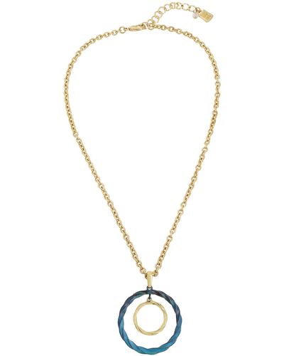 Robert Lee Morris Orbital Pendant Necklace - Metallic
