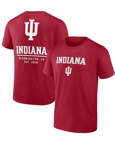 Fanatics Indiana Hoosiers Game Day 2-hit T-shirt - Red