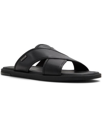 ALDO Olino Flat Sandals - Black