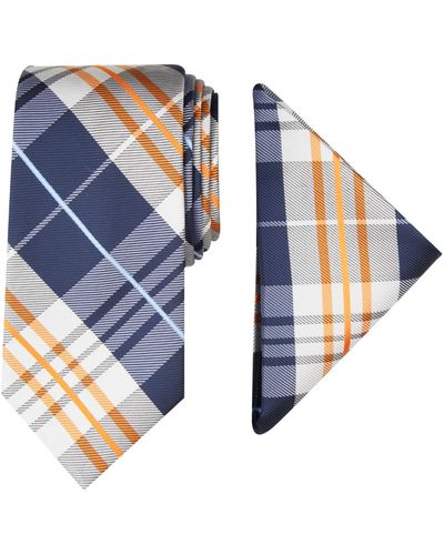 Nautica Lydonia Plaid Tie Hookrider - Orange