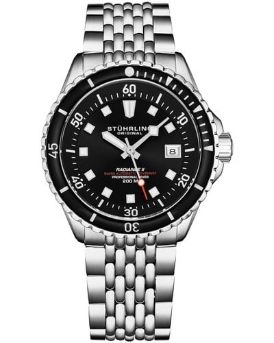 Stuhrling 1009 Automatic Dive Watch - White