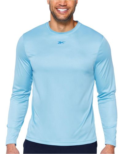 Reebok Long-sleeve Swim Shirt - Blue