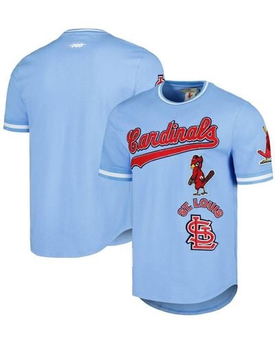 Men's Pro Standard Light Blue/Burgundy Philadelphia Phillies Taping T-Shirt