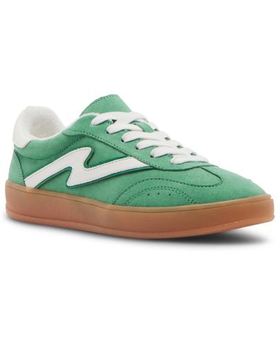 Madden Girl Giia Lace-up Low-top Sneakers - Green