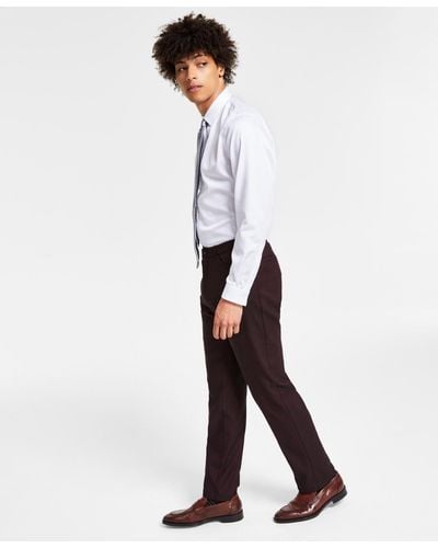 Tommy Hilfiger Th Flex Modern Fit Four-pocket Twill Pants - Multicolor