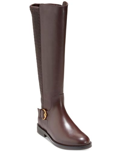 Cole Haan Clover Stretch Leather Boot - Brown