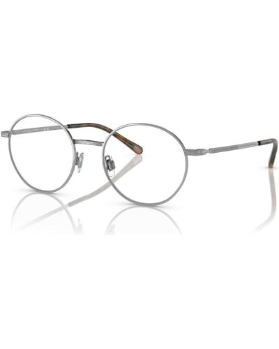 Polo Ralph Lauren Round Eyeglasses - Metallic