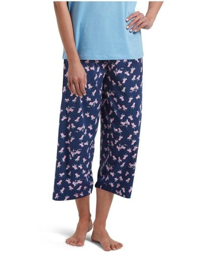 Hue ® Plus Size Temp Tech Beach Chair Pajama Pants - Blue