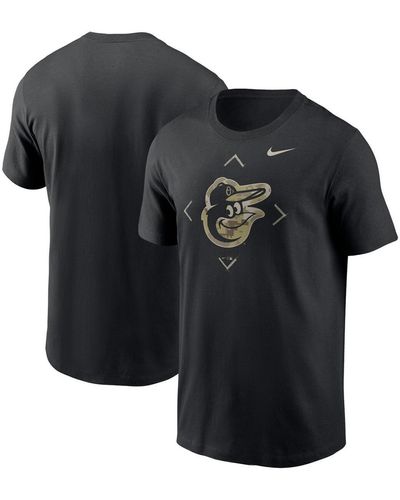 Nike Arizona Diamondbacks Camo Logo T-shirt - Black