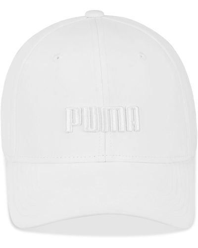 PUMA Evercat Gains Logo Embroidered Stretch-fit Cap - White