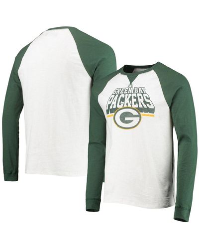 Men's Green Bay Packers Junk Food Green Heavyweight Thermal Long