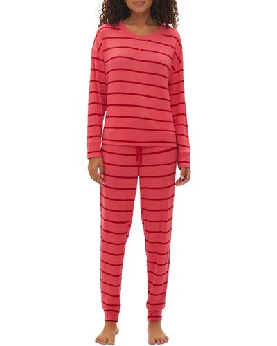 Gap 2-pc. Long-sleeve Jogger Pajamas Set - Red
