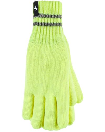 Heat Holders Worxx Richard Flat Knit Gloves - Green